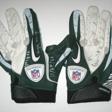 Sean Lissemore Dallas Cowboys Game Worn & Signed White, Blue & Black Nike  Vapor Jet Gloves - Big Dawg Possessions