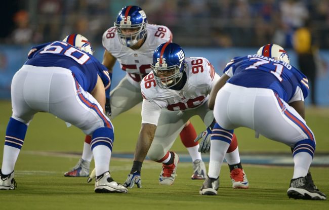Jay Bromley New York Giants Rookie Game 