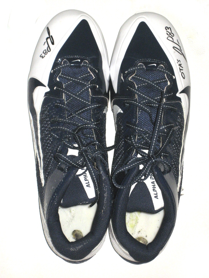 John Phillips Dallas Cowboys Sideline Worn & Signed White, Gray & Black Nike  Sneakers - Big Dawg Possessions