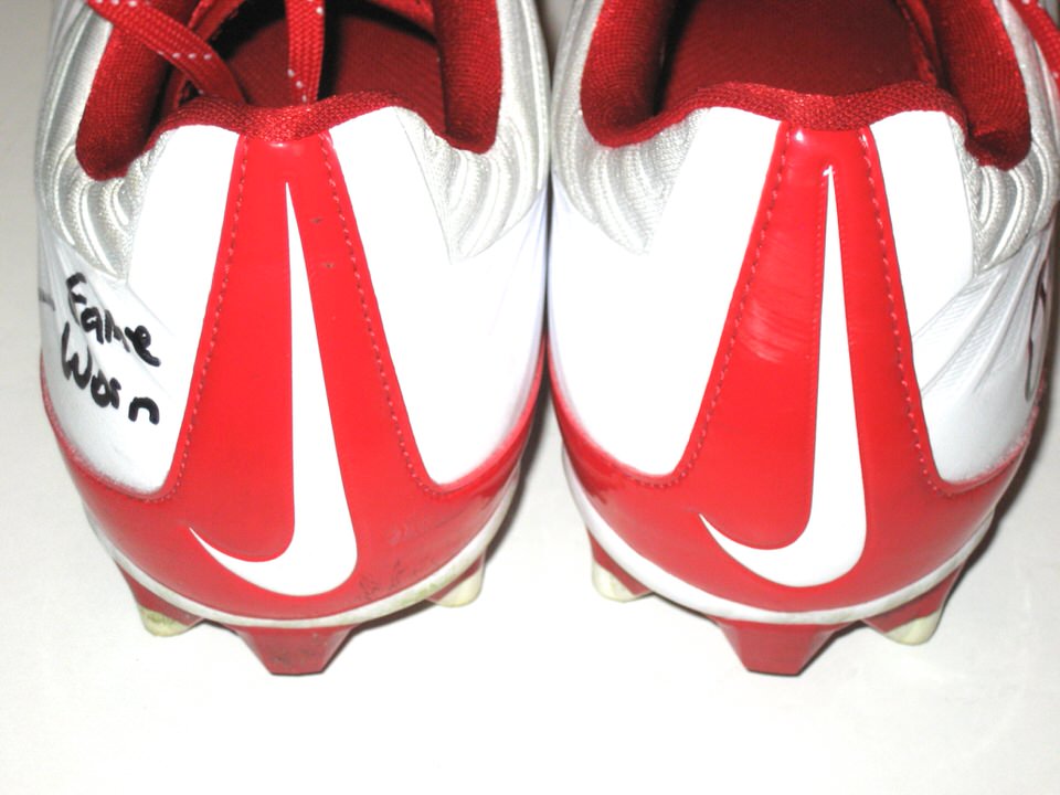 AJ Tarpley Stanford Cardinal Game Worn & Signed White & Silver Nike Vapor  Carbon Gloves - Big Dawg Possessions