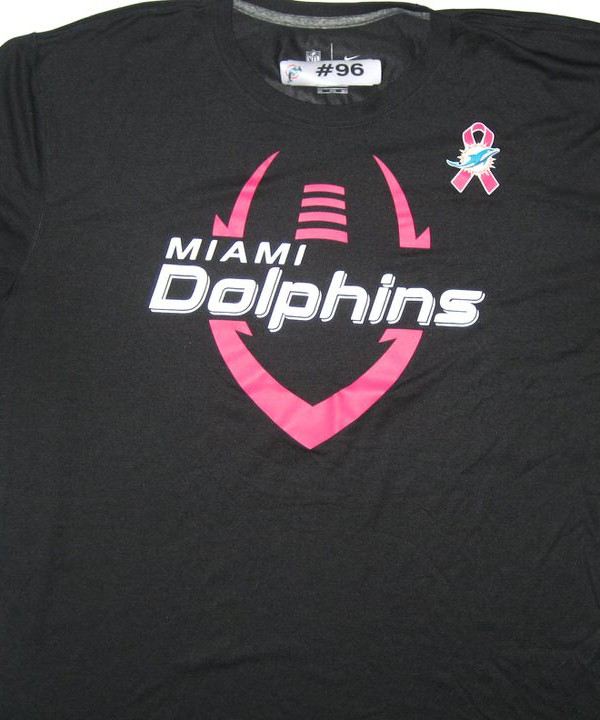 miami dolphins breast cancer jersey