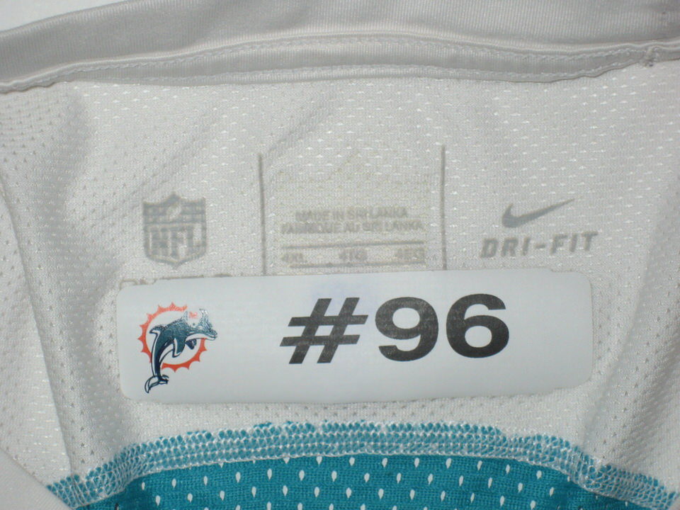 AJ Francis Miami Dolphins #96 Practice Worn & Signed Nike Pro Combat 4XL  Tights - Big Dawg Possessions
