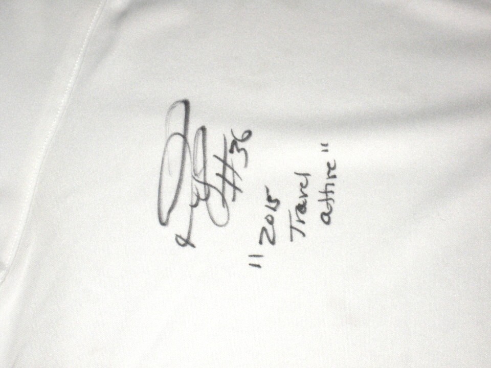 Darrel Young Travel Worn & Signed Official Washington Redskins Nike Dri-Fit  XL Polo Shirt - Big Dawg Possessions