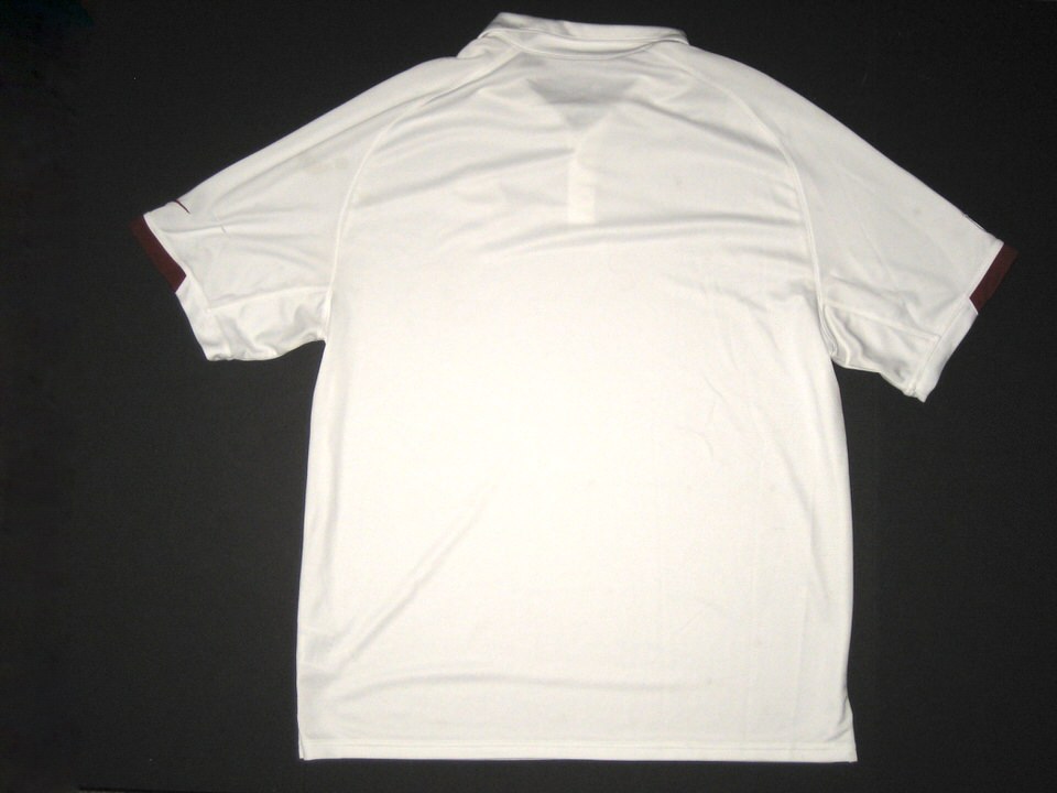 Darrel Young Travel Worn & Signed Official Washington Redskins Nike Dri-Fit  XL Polo Shirt - Big Dawg Possessions