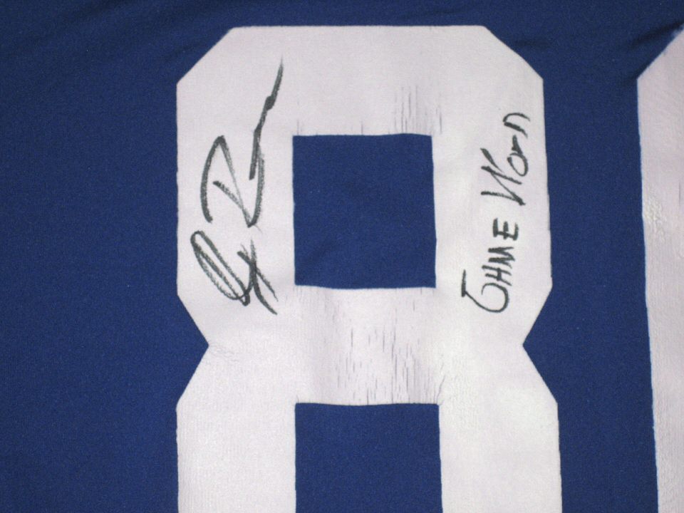 David Reeves Game Worn & Signed Duke Blue Devils Football #80 Nike Pro  Combat Compression XXL Shirt