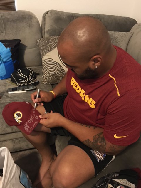 AJ Francis Player Issued & Signed Official Washington Redskins #64 Laundry  Loop - Big Dawg Possessions