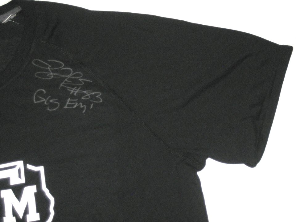 Tony Jerod-Eddie Training Worn & Signed Gray Texas A&M Aggies Football  Adidas Climalite 2XL Shirt - Big Dawg Possessions