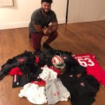 Tony Jerod-Eddie Game Worn & Signed San Francisco 49ers #63 Long Sleeve  Nike Dri-Fit XXL Shirt - Big Dawg Possessions