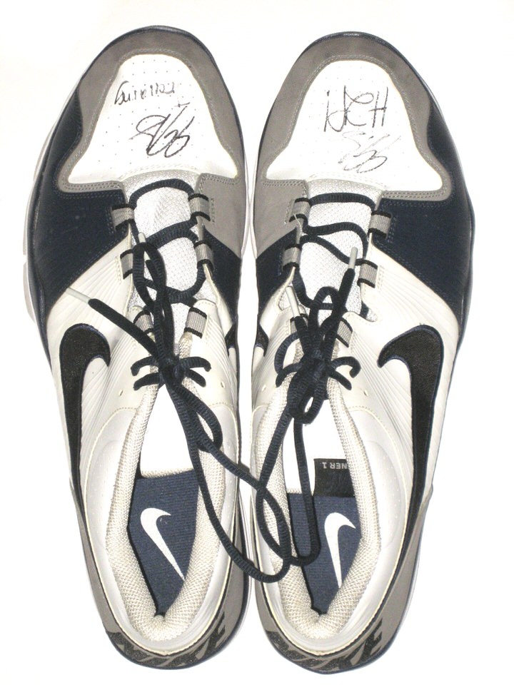 Jaryd Jones-Smith Pittsburgh Panthers Training Worn & Signed White, Blue &  Gray Nike Pegasus Shoes - Big Dawg Possessions