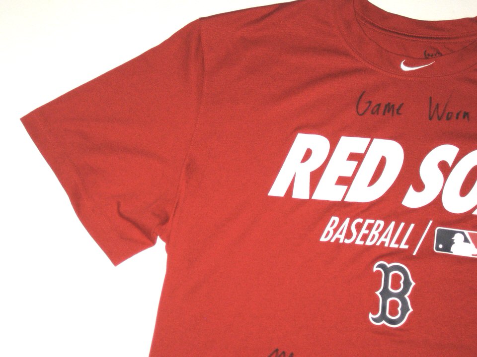 Matthew Gorst Game Worn & Signed Official Boston Red Sox Baseball Nike  Dri-Fit XL Shirt - Big Dawg Possessions