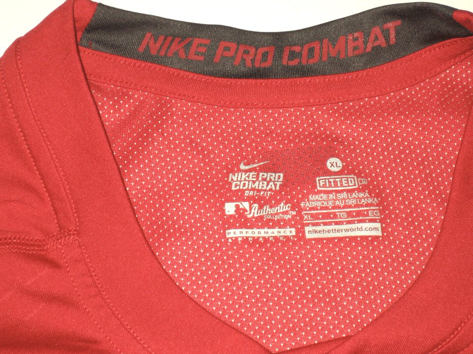 Matthew Gorst Game Worn & Signed Official Boston Red Sox Baseball Nike Dri- Fit XL Shirt - Big Dawg Possessions