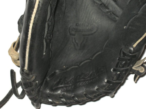 Bryce Hensley A.C Reynolds Rockets Game Used & Signed Black Akadema Baseball Glove - Several Inscriptions!