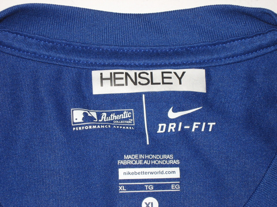 Nike HOZ35 T Shirt Mens Large Blue Kansas City Royals MLB Short Sleeve Tee  EUC
