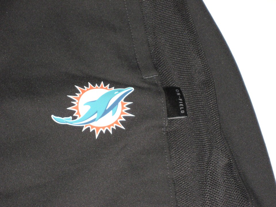 Chandler Cox Player Issued Official Gray Miami Dolphins On-Field Nike  Dri-Fit XXL Sweatpants - Big Dawg Possessions