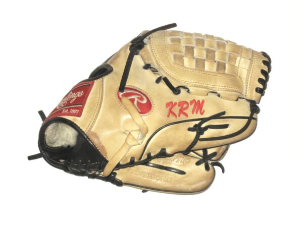 Kade McClure Louisville Cardinals Game Worn & Signed KRM Rawlings Pro Preferred Baseball Glove