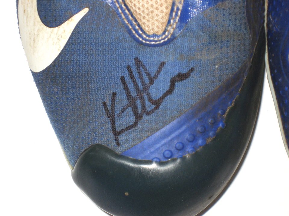 Kutter Crawford Florida Gulf Coast Eagles Game Worn & Signed Blue & White  Nike Vapor Cleats - Big Dawg Possessions