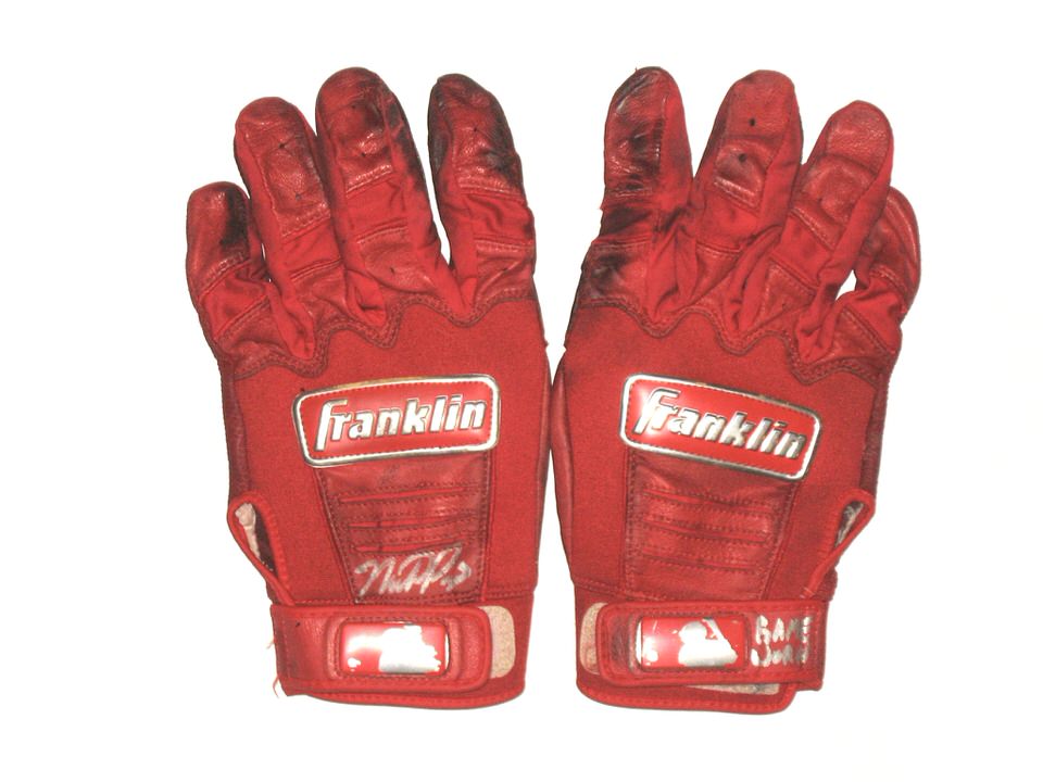 Red franklin batting store gloves