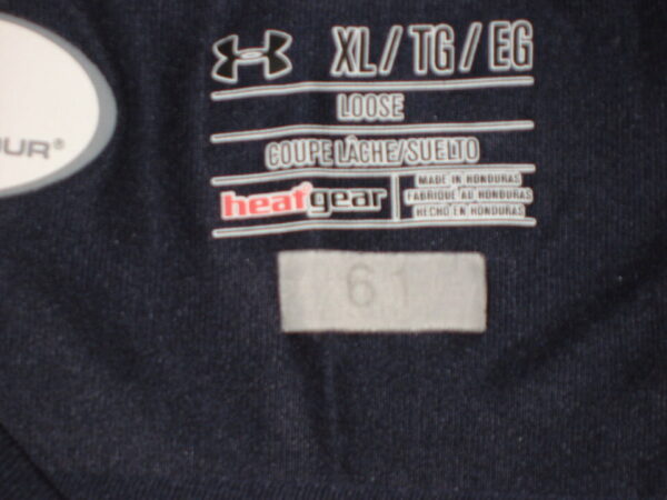 Scott Daly Player Issued Official Notre Dame Fighting Irish #61 Long Sleeve Under Armour XL Shirt