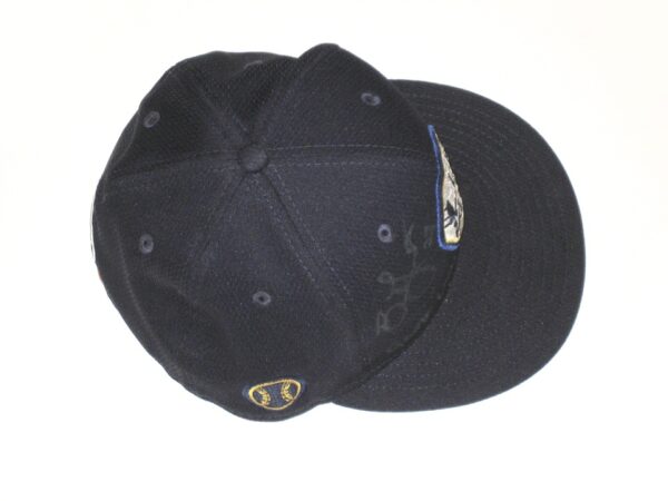 Bowden Francis Game Worn & Signed Milwaukee Brewers 2021 Spring Training New Era 59FIFTY Hat - Worn at Alternate Site!