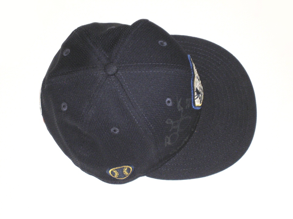 Bowden Francis Game Used & Signed Milwaukee Brewers 2021 Spring Training  New Era 59FIFTY Hat - Worn at Alternate Site!