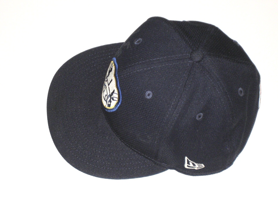 Bowden Francis Game Used & Signed Milwaukee Brewers 2021 Spring Training  New Era 59FIFTY Hat - Worn at Alternate Site!