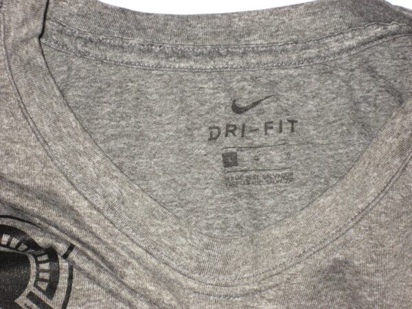 Cam Opp Team Issued & Signed Official Grey Army Black Knights West Point Baseball Nike Dri-Fit Shirt