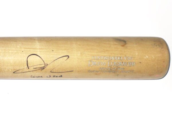 Drew Lugbauer 2019 Florida Fire Frogs Game Used & Signed Victus Model V243 Baseball Bat