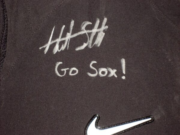 Hunter Schryver Player Issued & Signed Official Black Chicago White Sox 86 Schryver Short Sleeve Nike XL Pullover Jacket