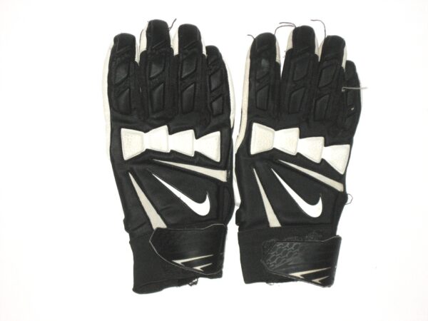 Drew Himmelman Illinois State Redbirds Game Worn & Signed Black & White Nike Hyperbeast Gloves