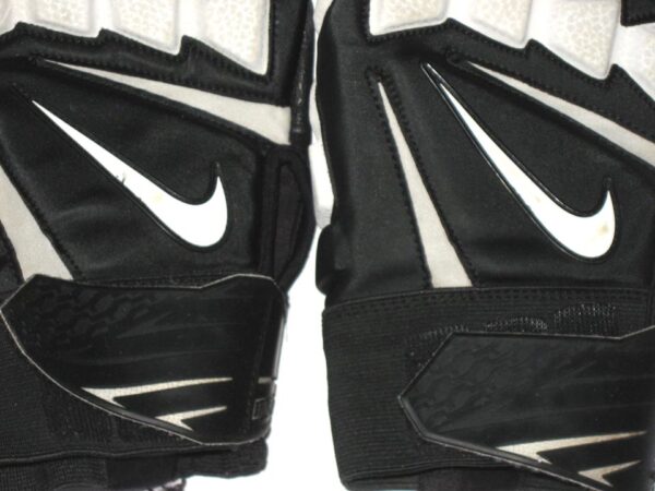 Drew Himmelman Illinois State Redbirds Game Worn & Signed Black & White Nike Hyperbeast Gloves