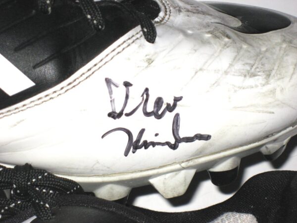 Drew Himmelman Illinois State Redbirds Game Worn & Signed White & Black Nike Cleats