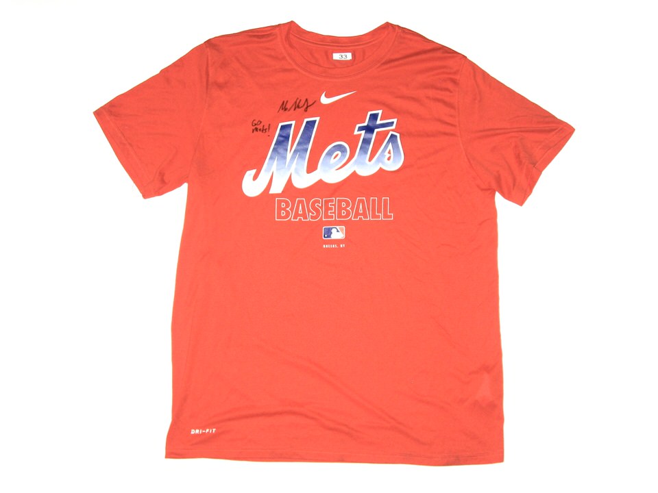 Max Moroff Player Issued & Signed Official New York Mets #33 Nike