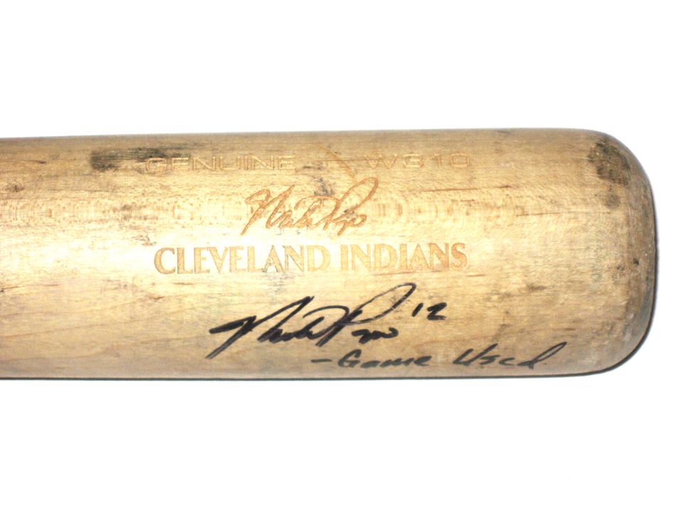 Mike Papi Team Issued & Signed Official White Cleveland Indians