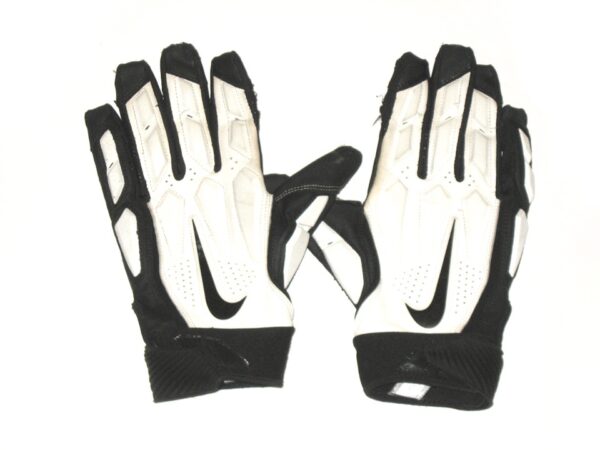 Drew Himmelman Illinois State Redbirds Game Worn & Signed White & Black Nike Gloves