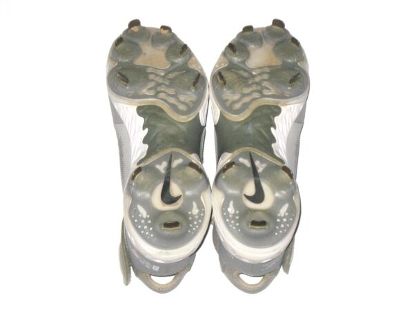 Kevin Josephina Florida Fire Frogs Game Worn & Signed Gray Nike Alpha Huarache Cleats