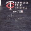 Bradley Hanner 2021 Practice Worn & Signed Minnesota Twins Baseball Nike  Dri-Fit XL Shirt - Big Dawg Possessions