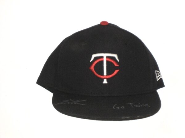 Bradley Hanner Team Issued & Signed Official Minnesota Twins New Era 59FIFTY Hat