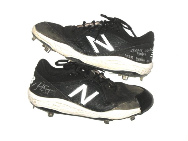 Brandyn Sittinger 2021 Arizona Diamondbacks Game Worn & Signed New Balance Baseball Cleats - Worn In 1st MLB Game Vs Texas Rangers!