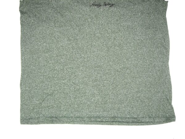 Indigo Diaz Practice Worn & Signed Official Michigan State Spartans GO GREEN Nike XXL Shirt