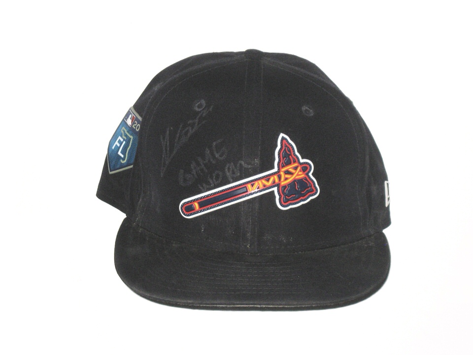 Kevin Josephina Game Worn & Signed Official Atlanta Braves Spring Training  New Era 59FIFTY Hat