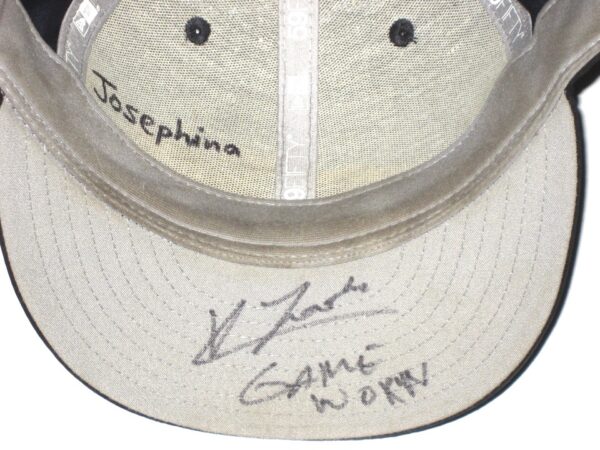 Kevin Josephina Game Worn & Signed Official Atlanta Braves Spring Training New Era 59FIFTY Hat