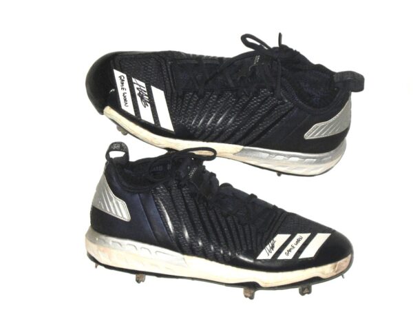 Hunter Schryver 2021 Charlotte Knights Game Worn & Signed Adidas Baseball Cleats