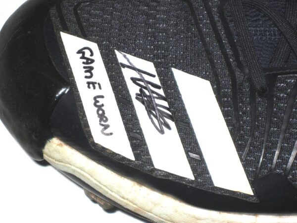 Hunter Schryver 2021 Charlotte Knights Game Worn & Signed Adidas Baseball Cleats