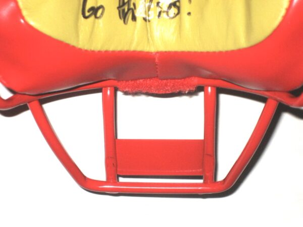 Herbert Iser Clearwater Threshers Practice Worn & Signed All-Star FM25LMX Catcher's Face Mask