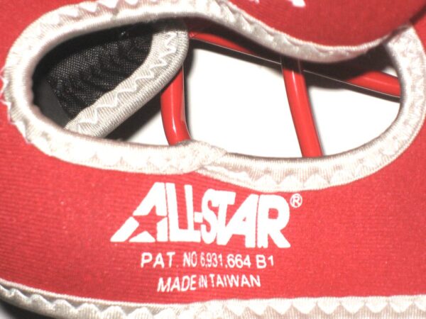 Herbert Iser Clearwater Threshers Practice Worn & Signed All-Star FM25LMX Catcher's Face Mask