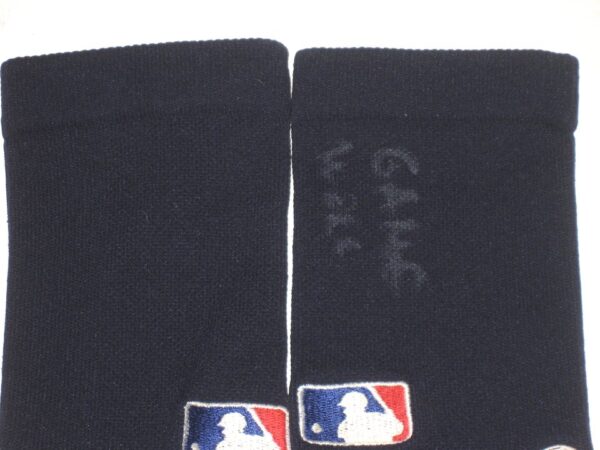 Kevin Josephina 2021 Rome Braves Game Worn & Signed Blue & Grey Stance MLB Socks