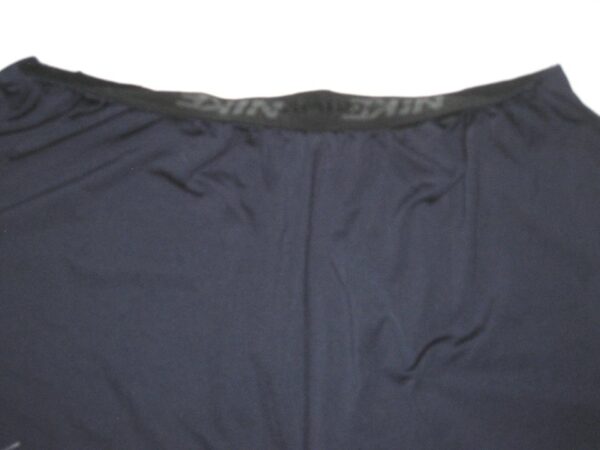 Drew Lugbauer Training Worn & Signed Official Blue Atlanta Braves Nike Shorts