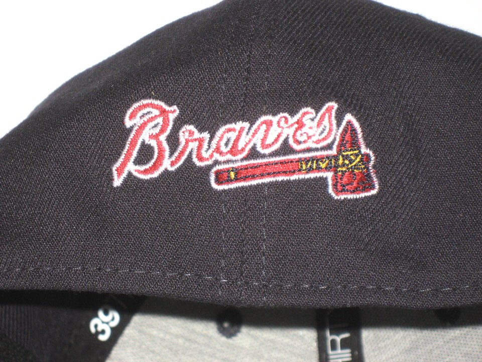 Indigo Diaz Team Issued & Signed GO BRAVES! Official Camo Rome