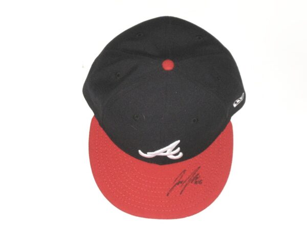 Jake Higginbotham Team Issued & Signed Official Atlanta Braves New Era 59FIFTY Hat