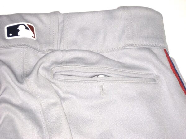 Kevin Josephina Rome Braves Game Worn & Signed Gray Authentic Majestic Pants